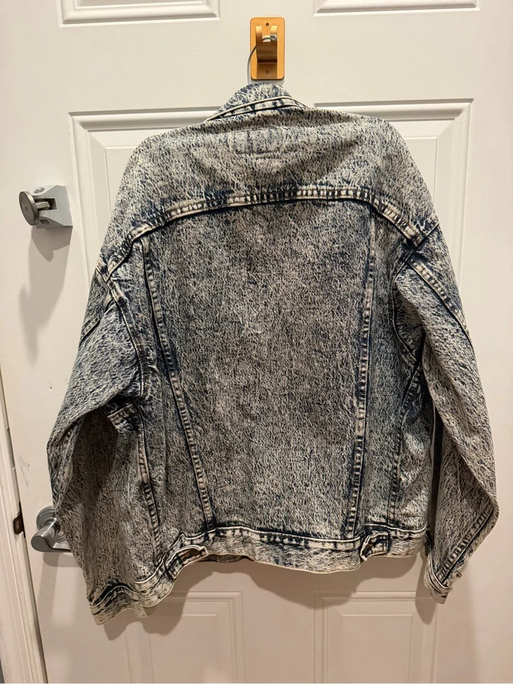 Vintage Levi's acid wash denim jacket sz L